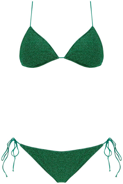 Lumière Triangle Bikini Set  - Green