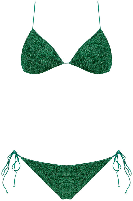 Lumière Triangle Bikini Set  - Green