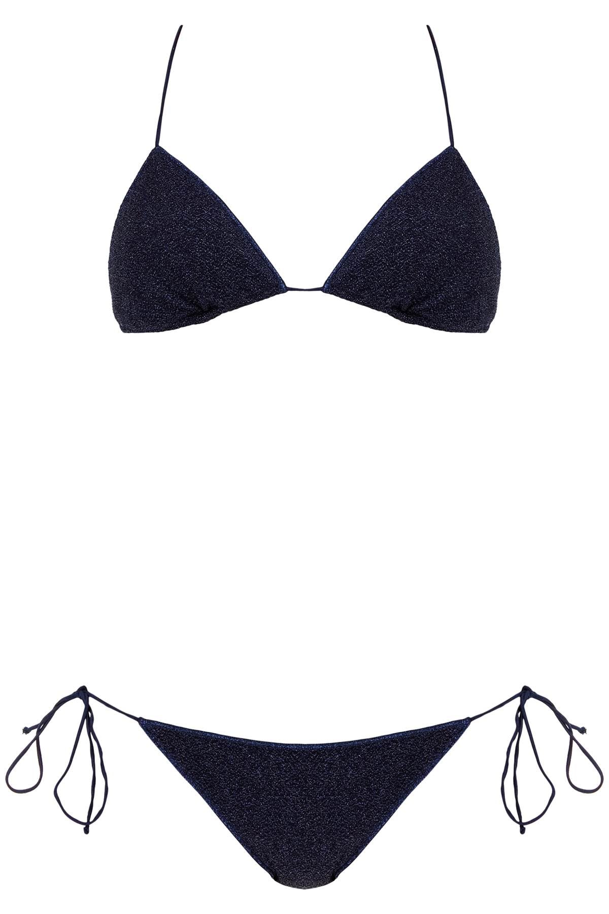 Lumière Triangle Bikini Set  - Blue