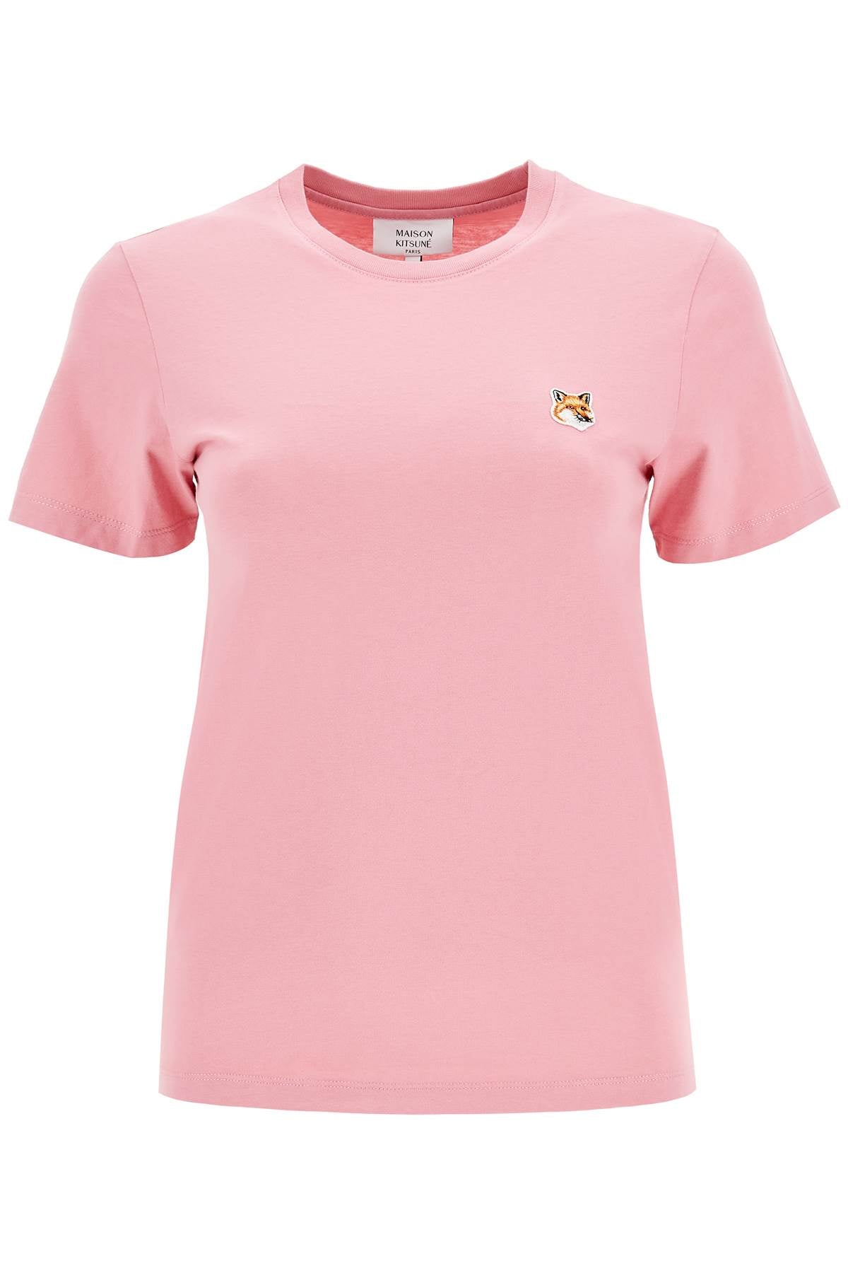 Fox Head Crew-neck T-shirt  - Rosa