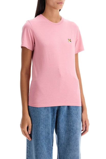 Fox Head Crew-neck T-shirt  - Rosa