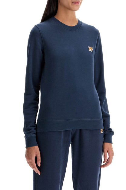 Fox Head Regular Fit Sweatshirt  - Blue