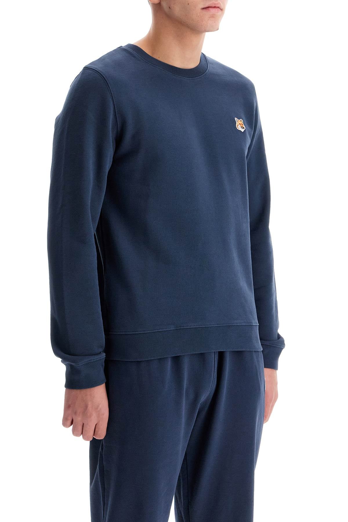 Fox Head Regular Fit Sweatshirt  - Blue