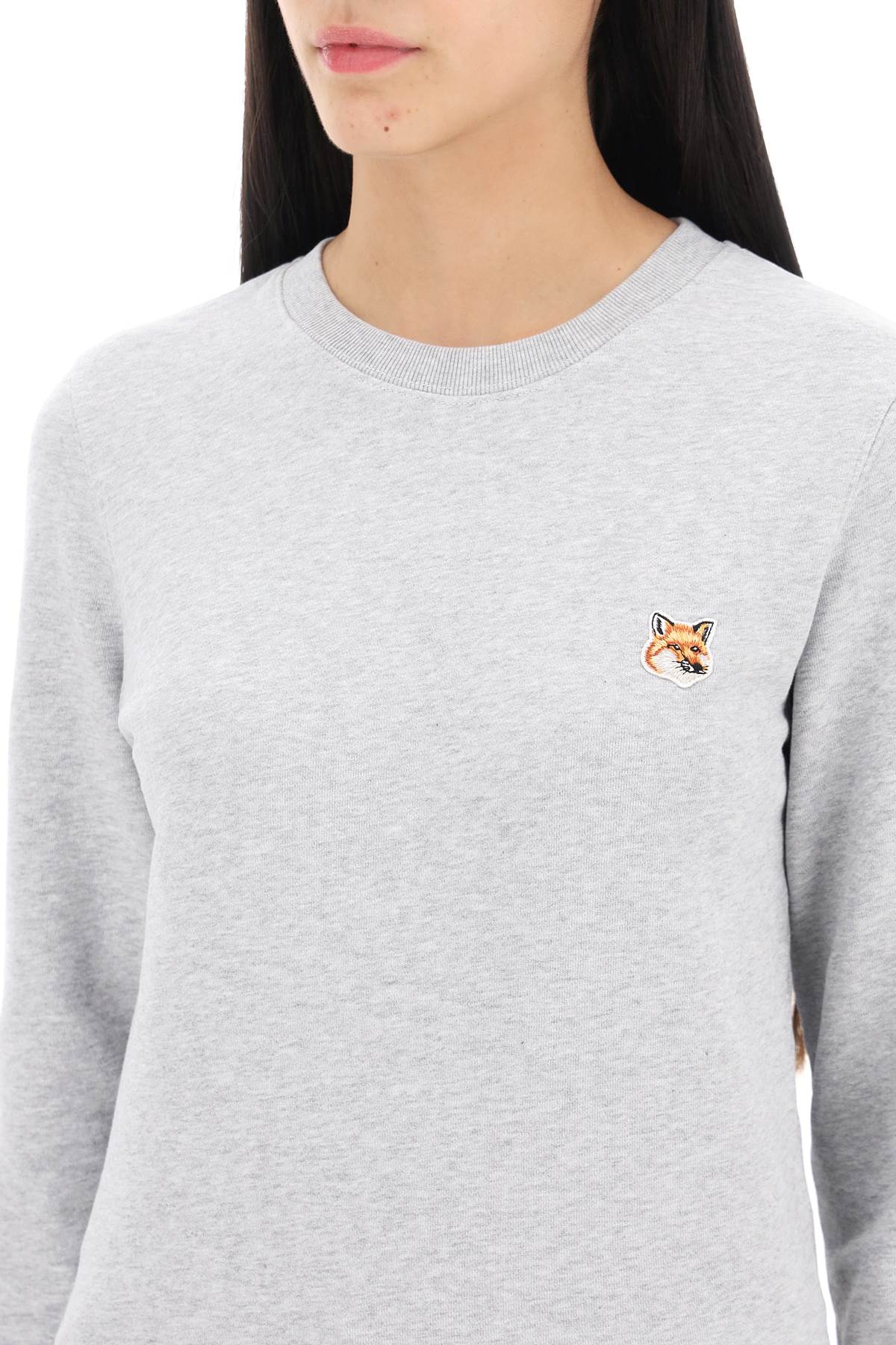 Fox Head Regular Fit Sweatshirt  - Grey