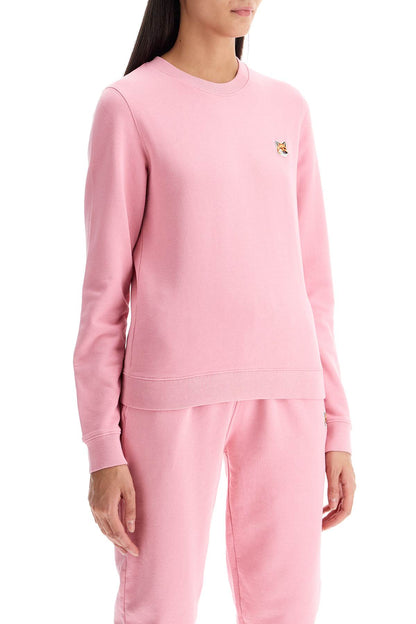 Fox Head Regular Fit Unisex Sweatshirt  - Pink