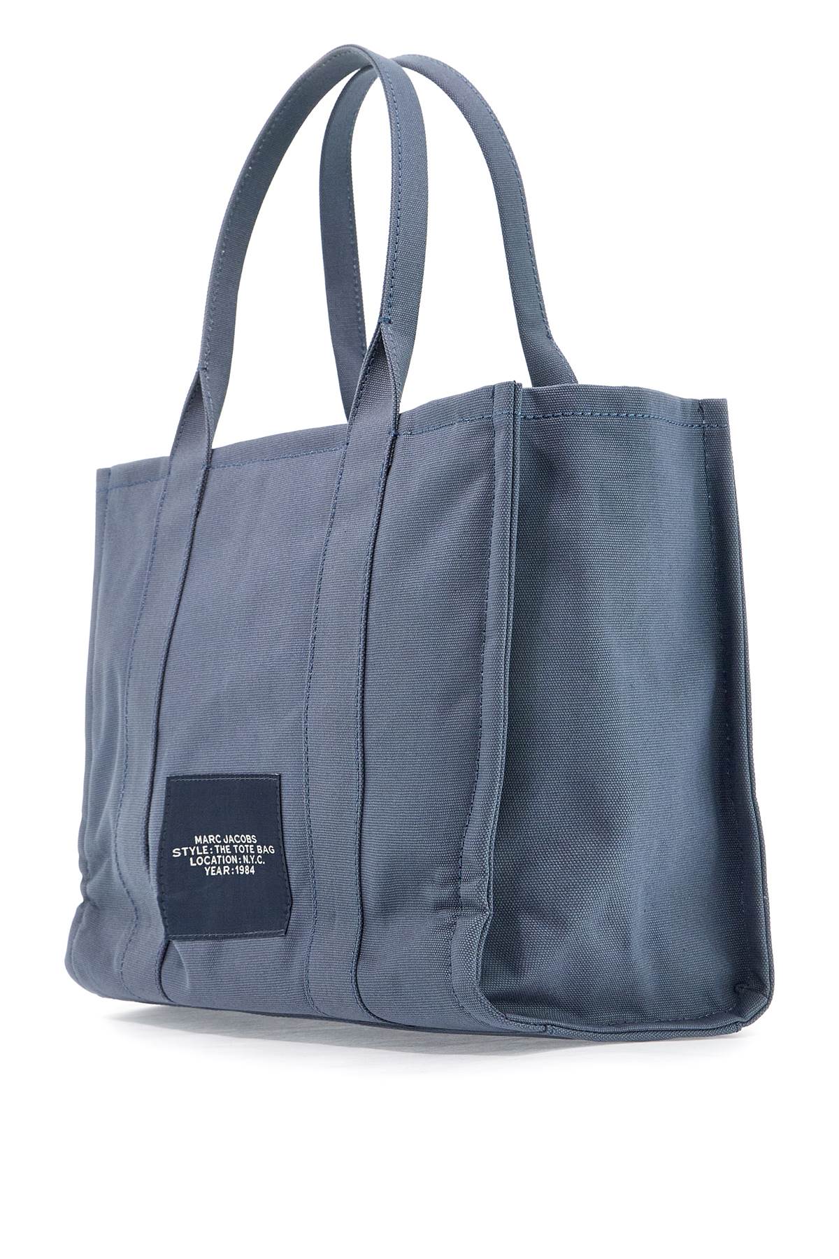 The Large Canvas Tote Bag - B  - Blue