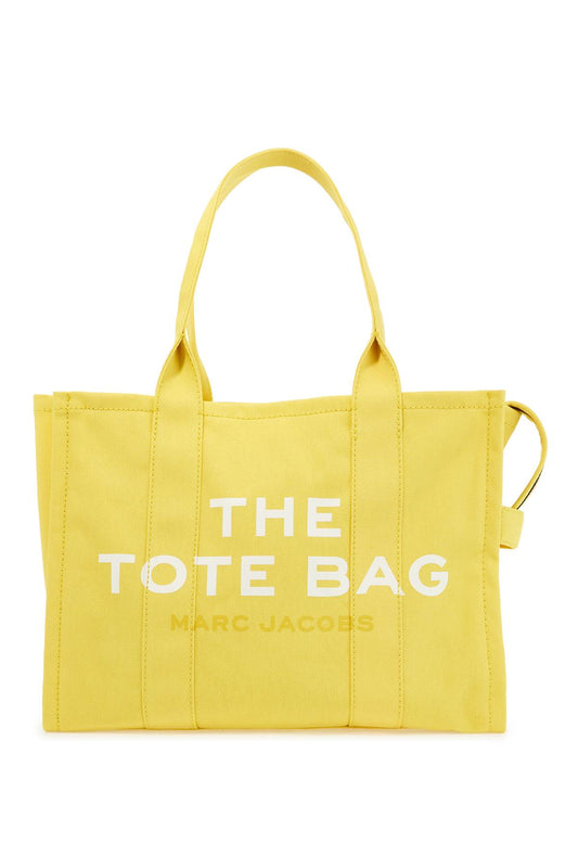 The Large Canvas Tote Bag - B  - Yellow