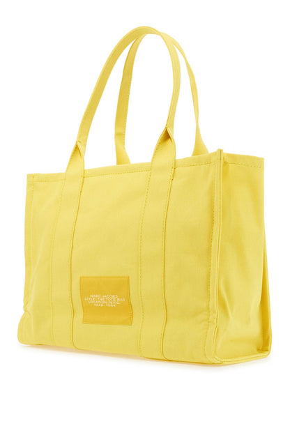 The Large Canvas Tote Bag - B  - Yellow