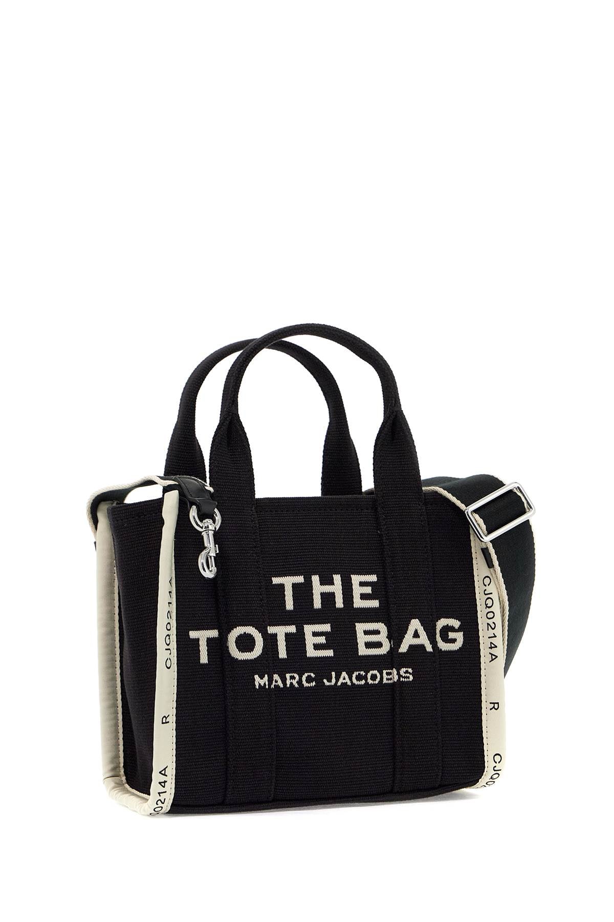 The Jacquard Small Tote Bag  - Black