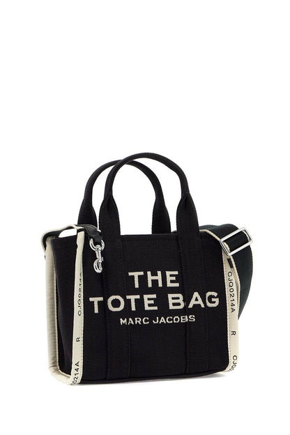 The Jacquard Small Tote Bag  - Black