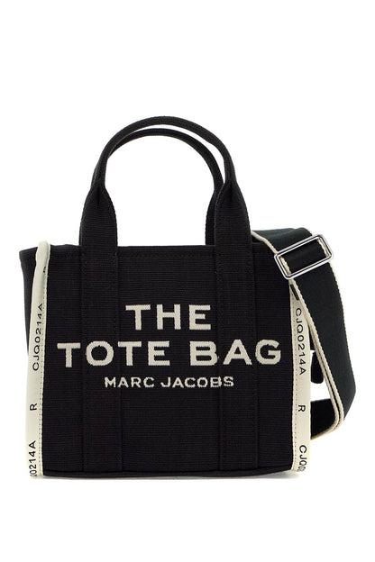 The Jacquard Small Tote Bag  - Black