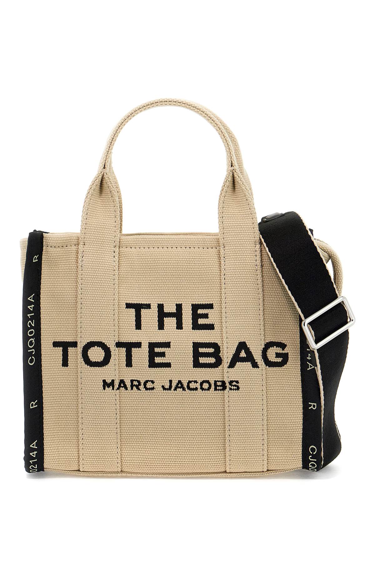 The Jacquard Small Tote Bag  - Beige