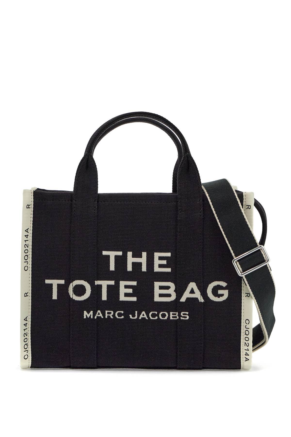 The Jacquard Medium Tote Bag  - Black