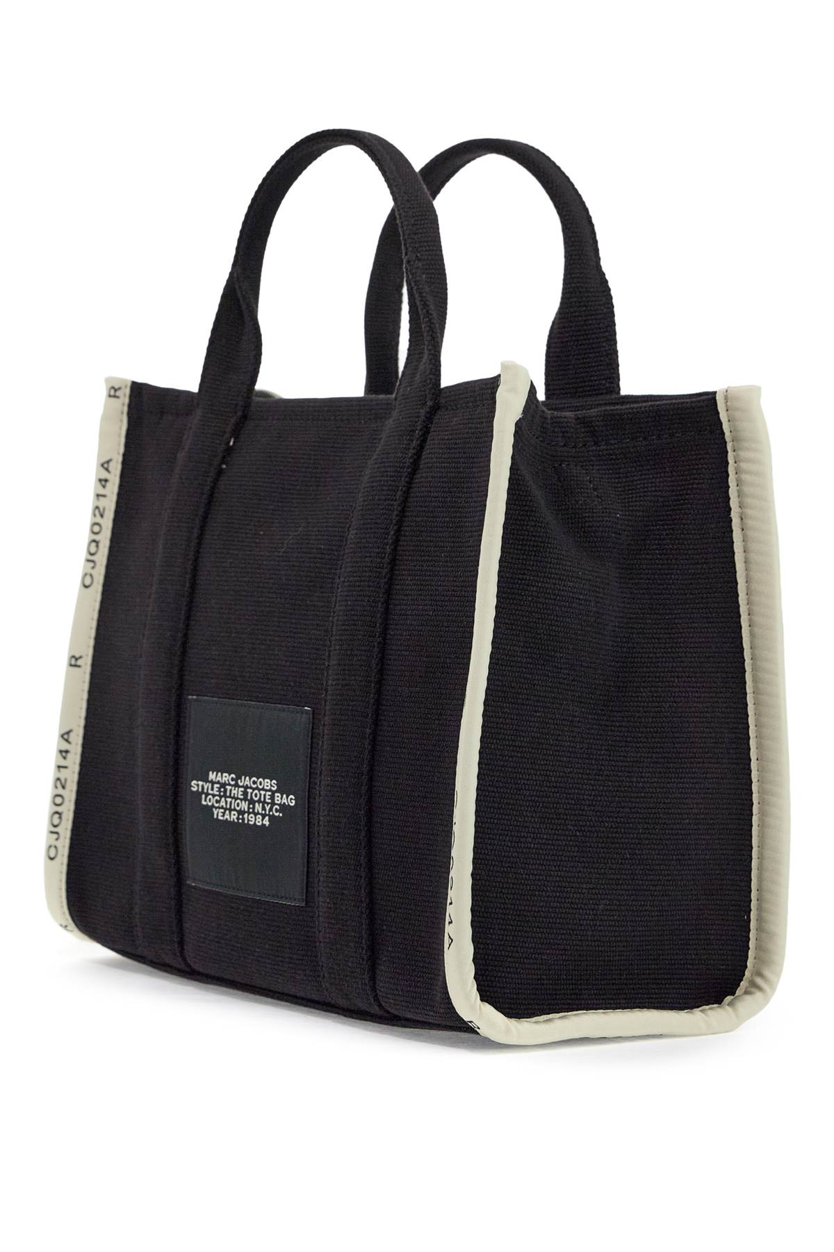 The Jacquard Medium Tote Bag  - Black