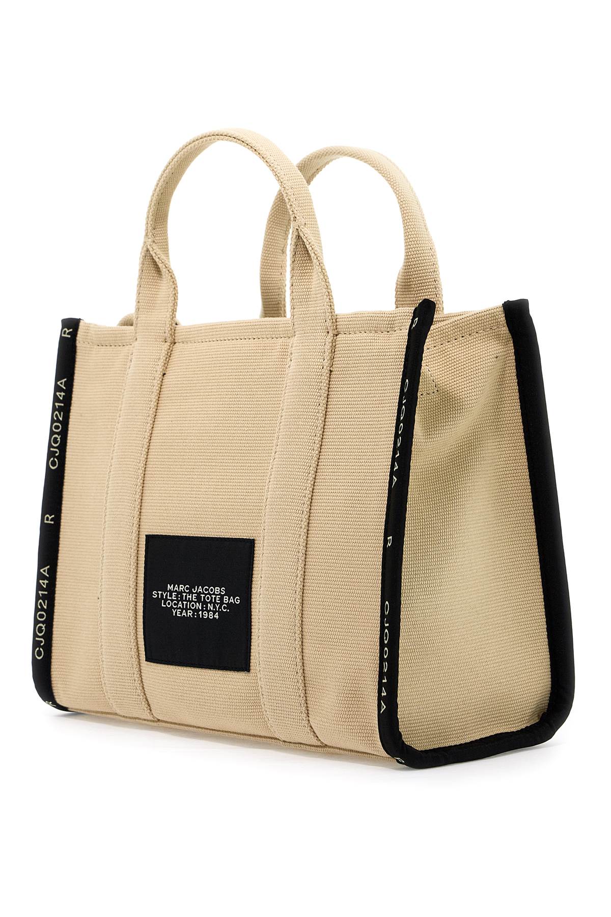 The Jacquard Medium Tote Bag  - Beige