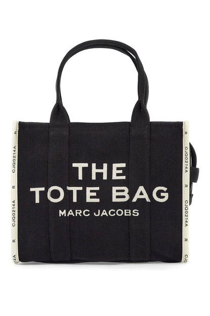 The Jacquard Large Tote Bag  - Black