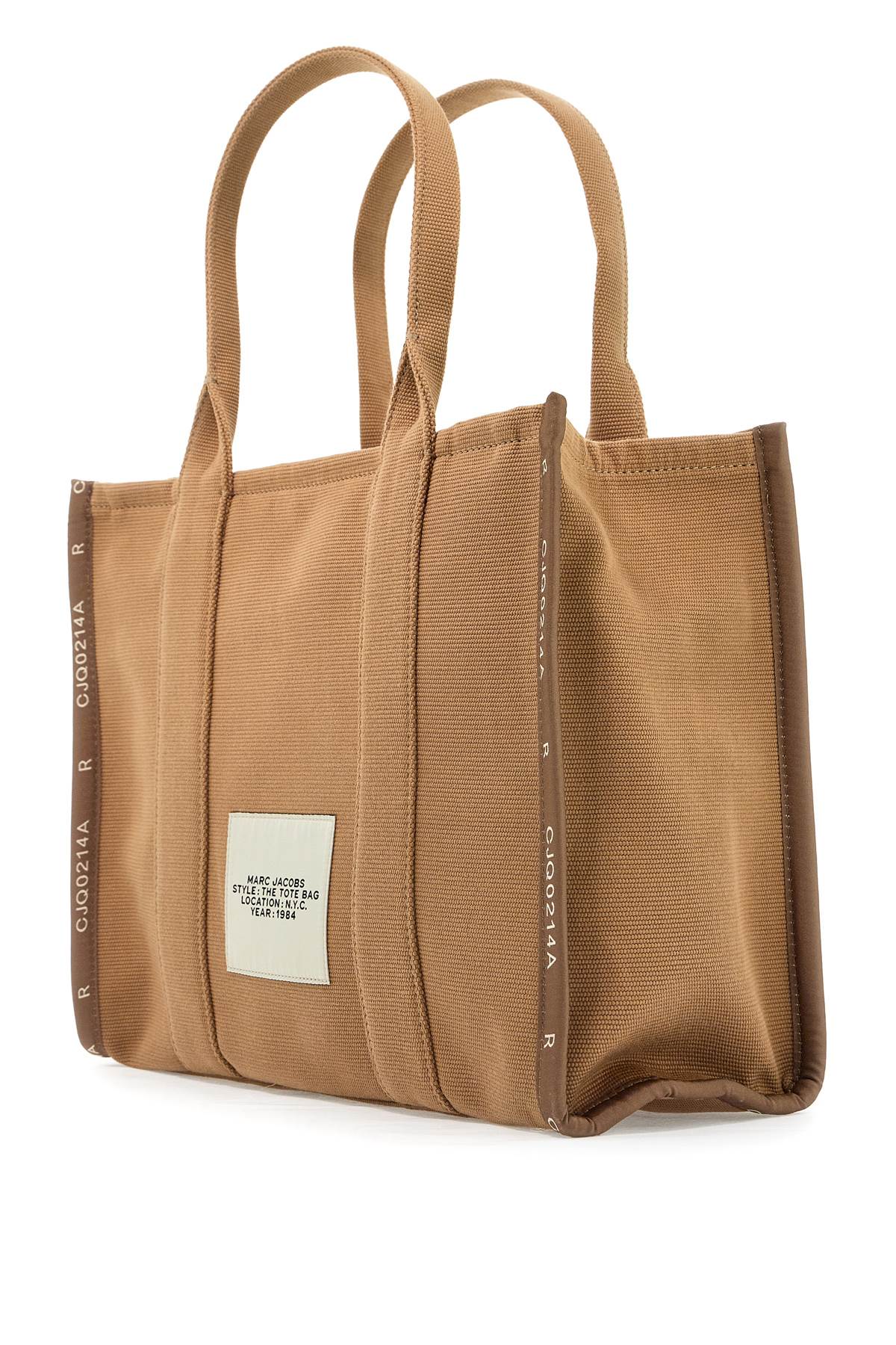 The Jacquard Large Tote Bag  - Beige