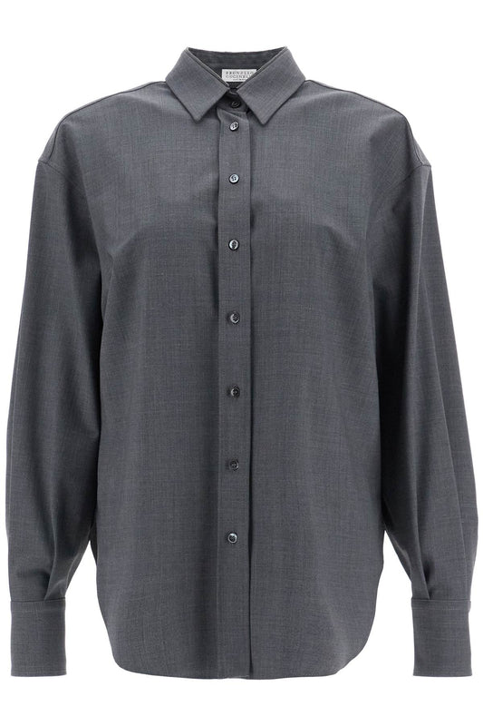 Wool Shirt  - Grey