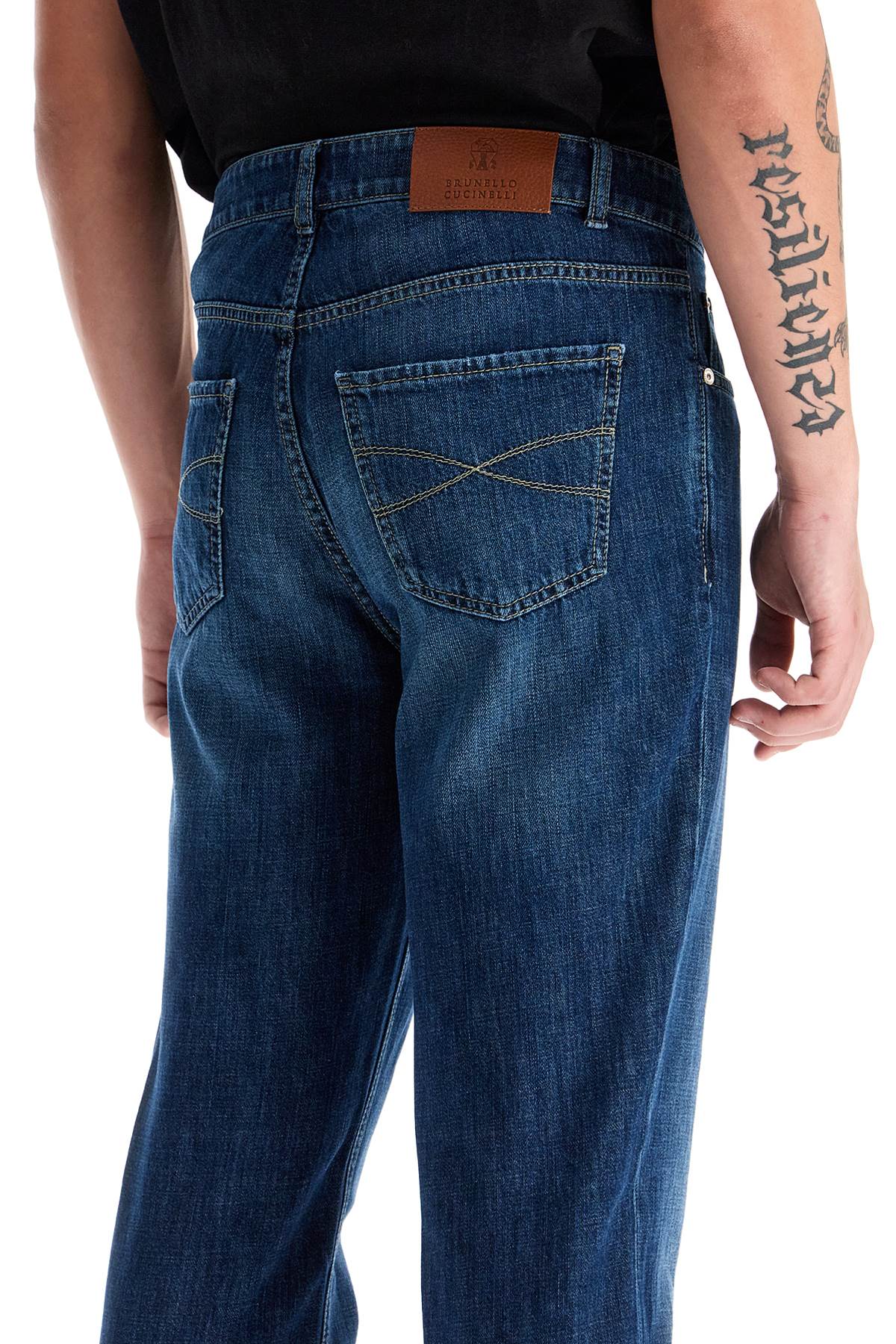 Traditional Fit Jeans For Men  - Blue