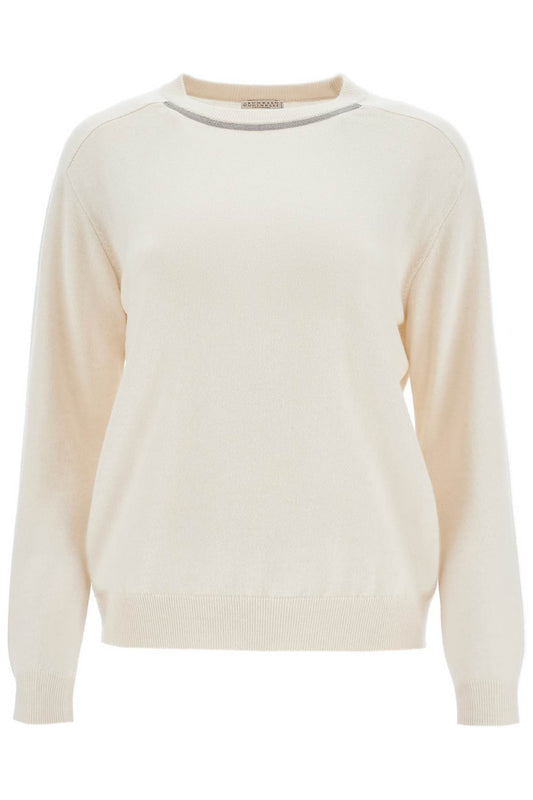 Cashmere Crewneck Pullover  - Neutro