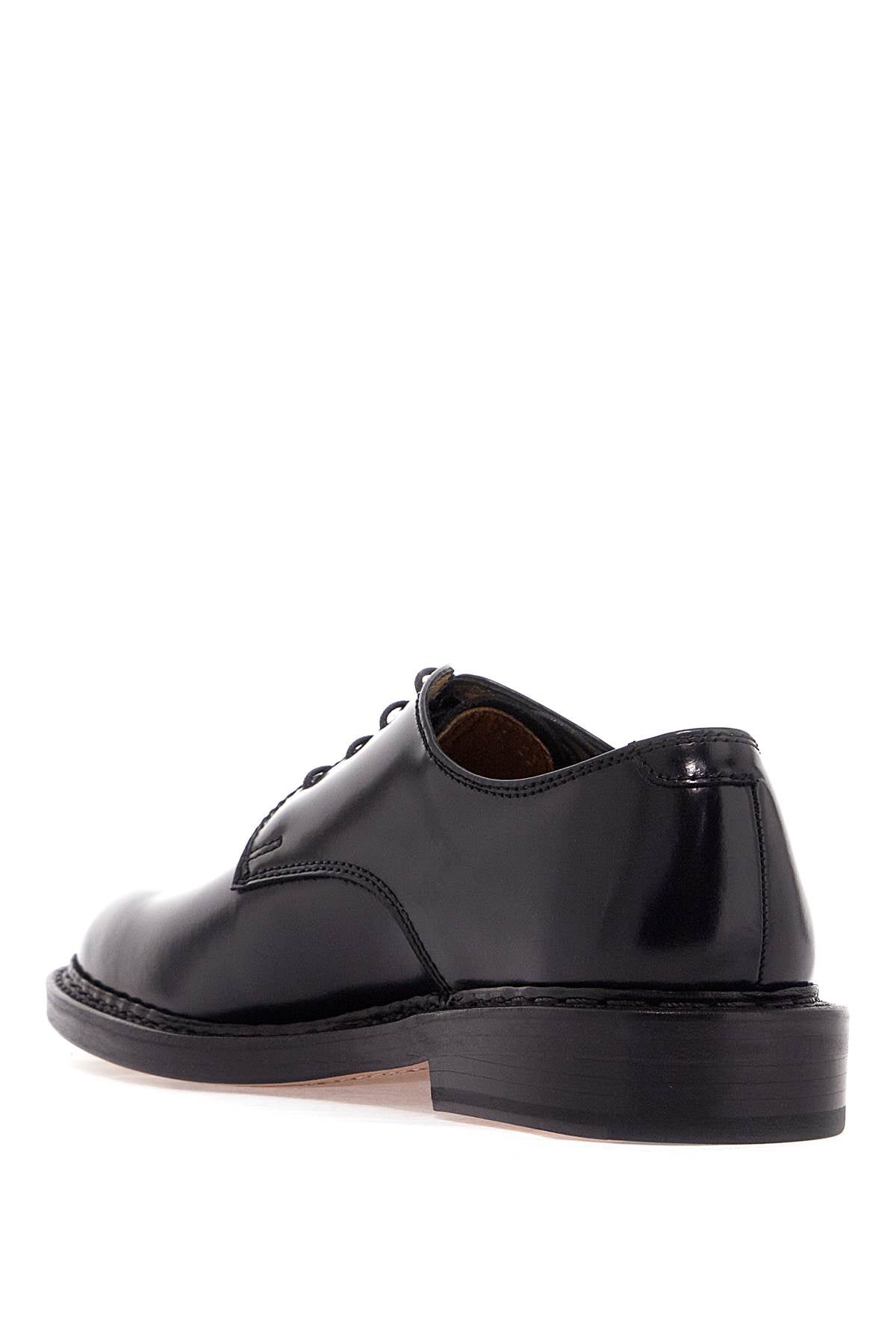 Laced Uniform Parade Shoes  - Black