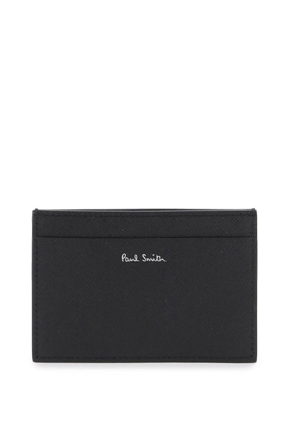 Signature Stripe Balloon Card Holder  - Black