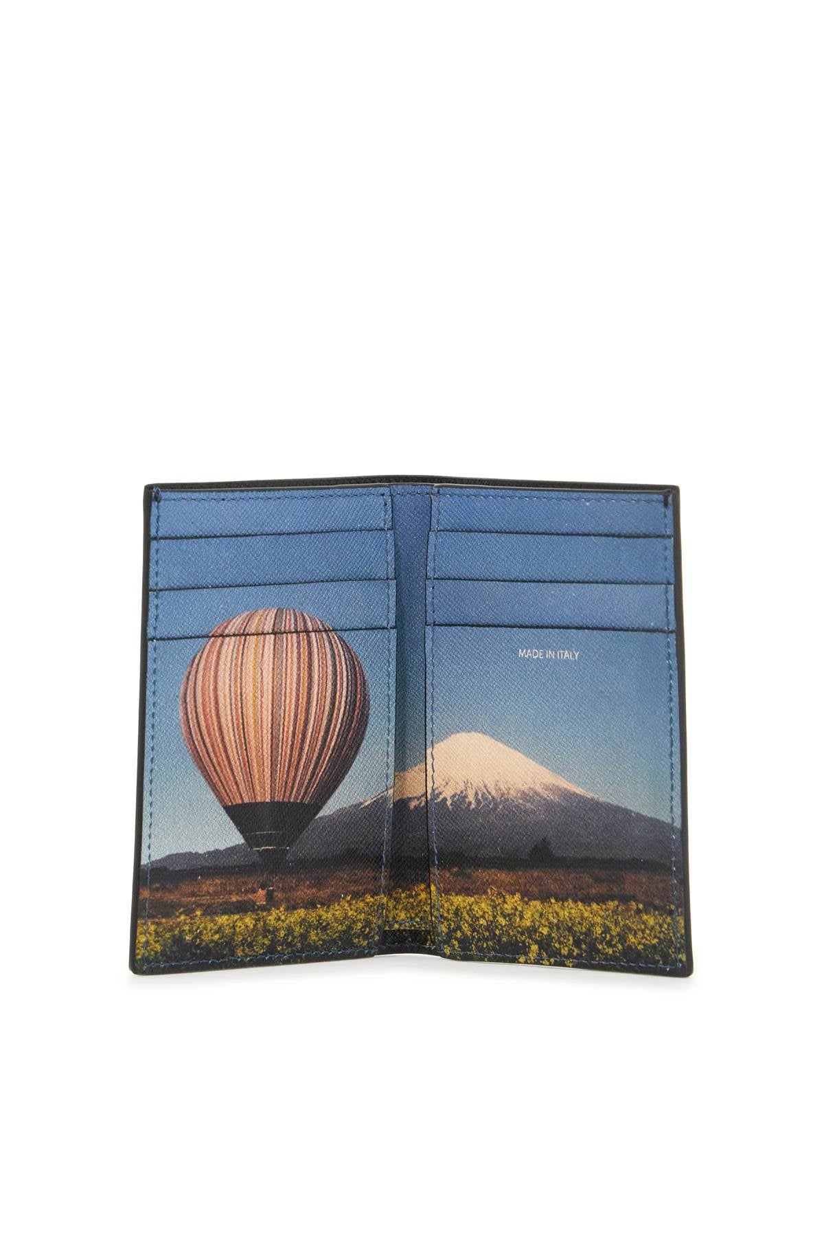 Signature Stripe Balloon Wallet  - Multicolor