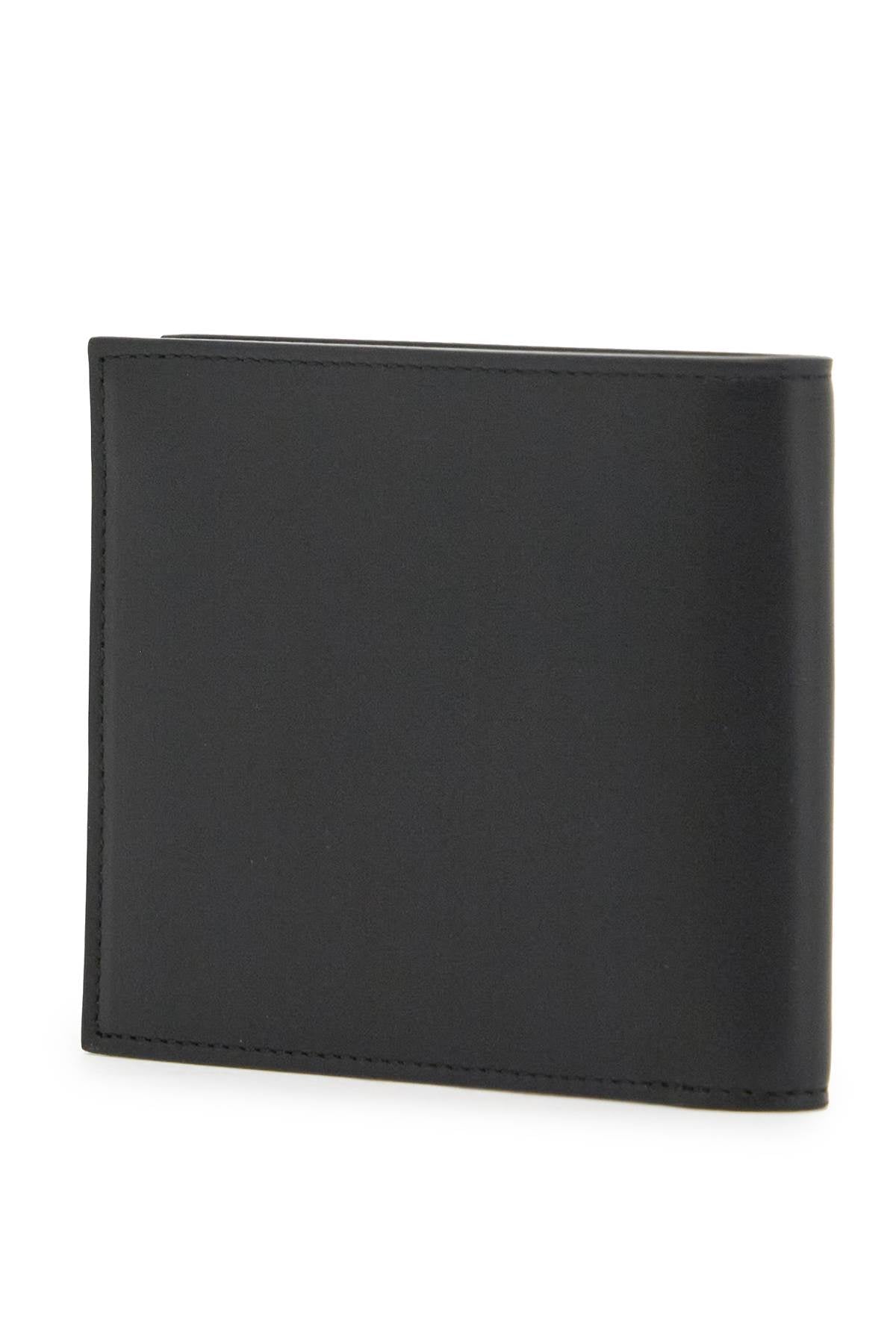 Signature Stripe Block Wallet  - Black