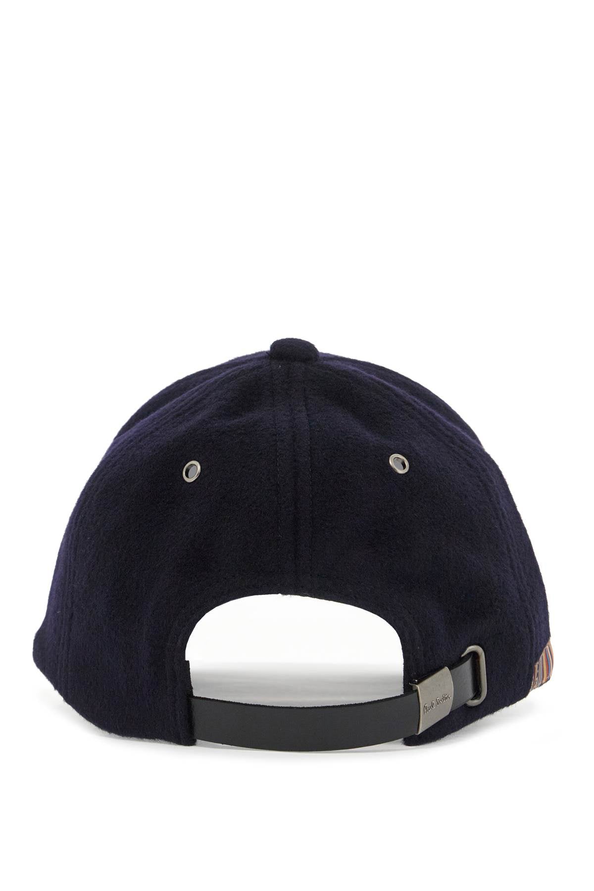 Woolen Baseball Cap Made Of Cloth  - Blue