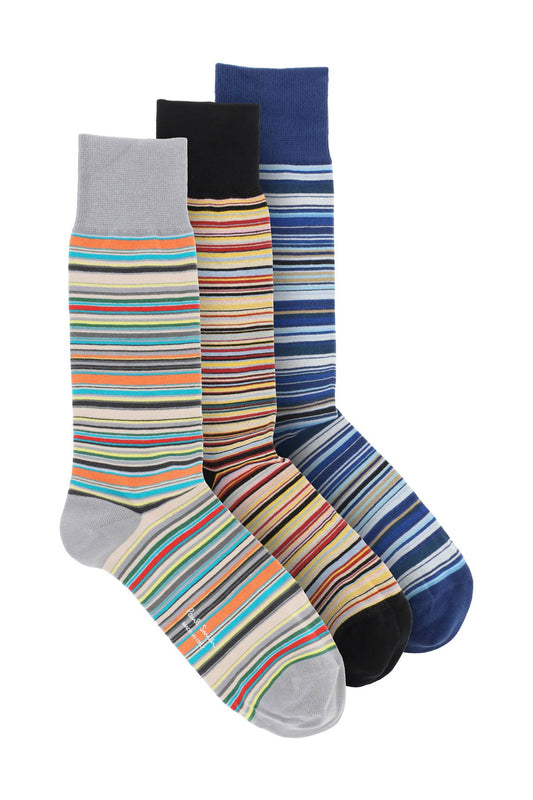 Signature Stripe Socks  - Multicolor