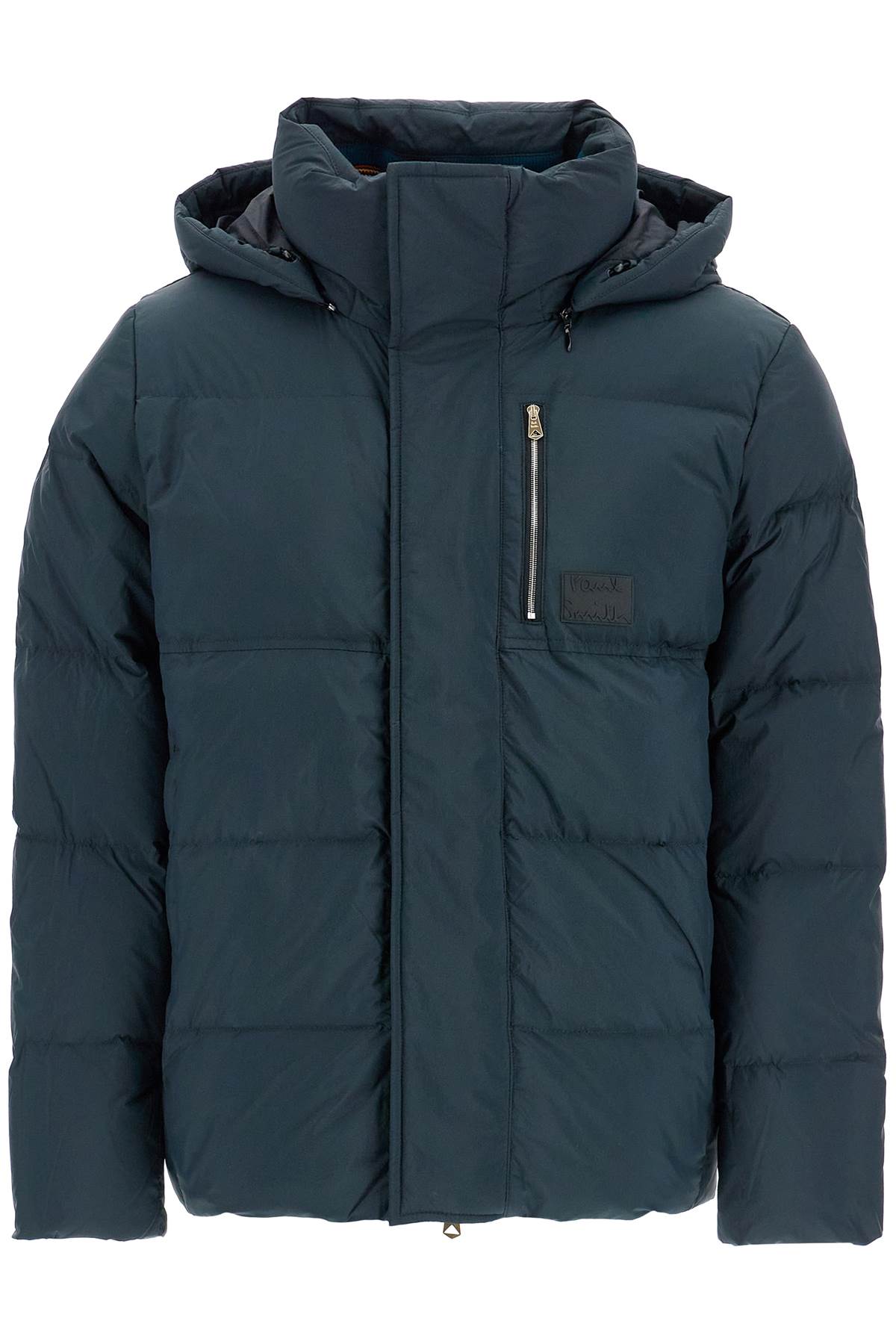 Removable Hooded Down Jacket  - Green