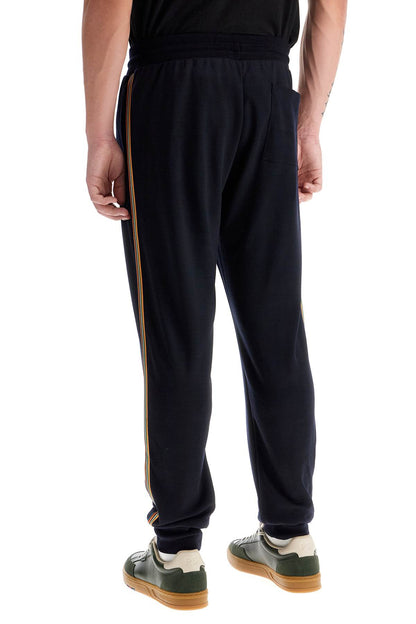 Wool Jersey Joggers For Comfortable  - Blue