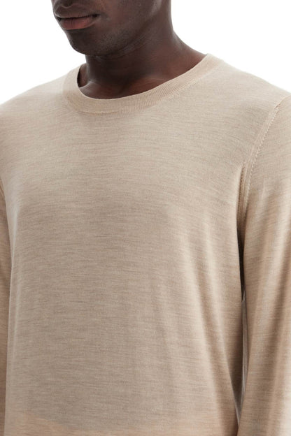 Fine Wool-cashmere Sweater  - Beige