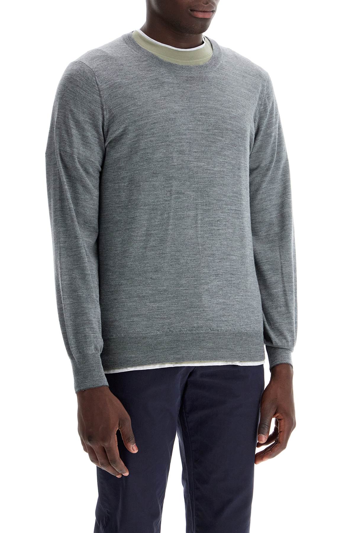 Fine Wool-cashmere Sweater  - Grey