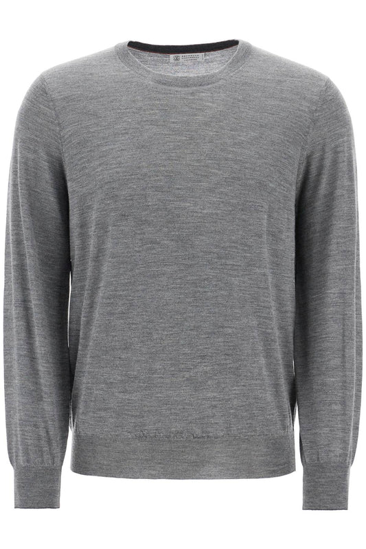 Fine Wool-cashmere Sweater  - Grey