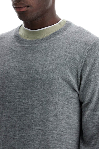 Fine Wool-cashmere Sweater  - Grey