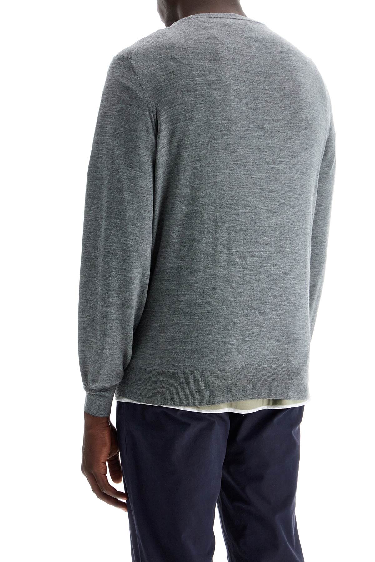 Fine Wool-cashmere Sweater  - Grey