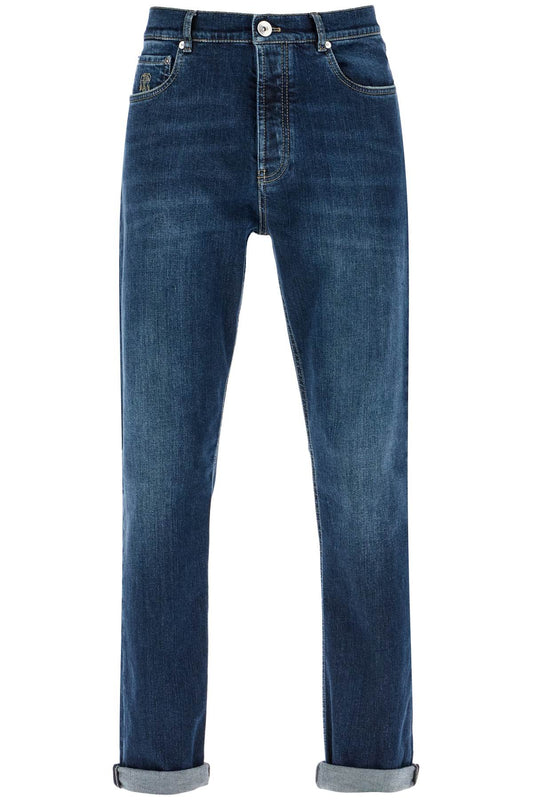 'stretch Denim Iconic Fit Jeans For A  - Blu