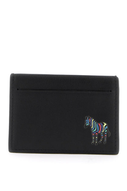 Zebra Stripe Cardholder  - Black