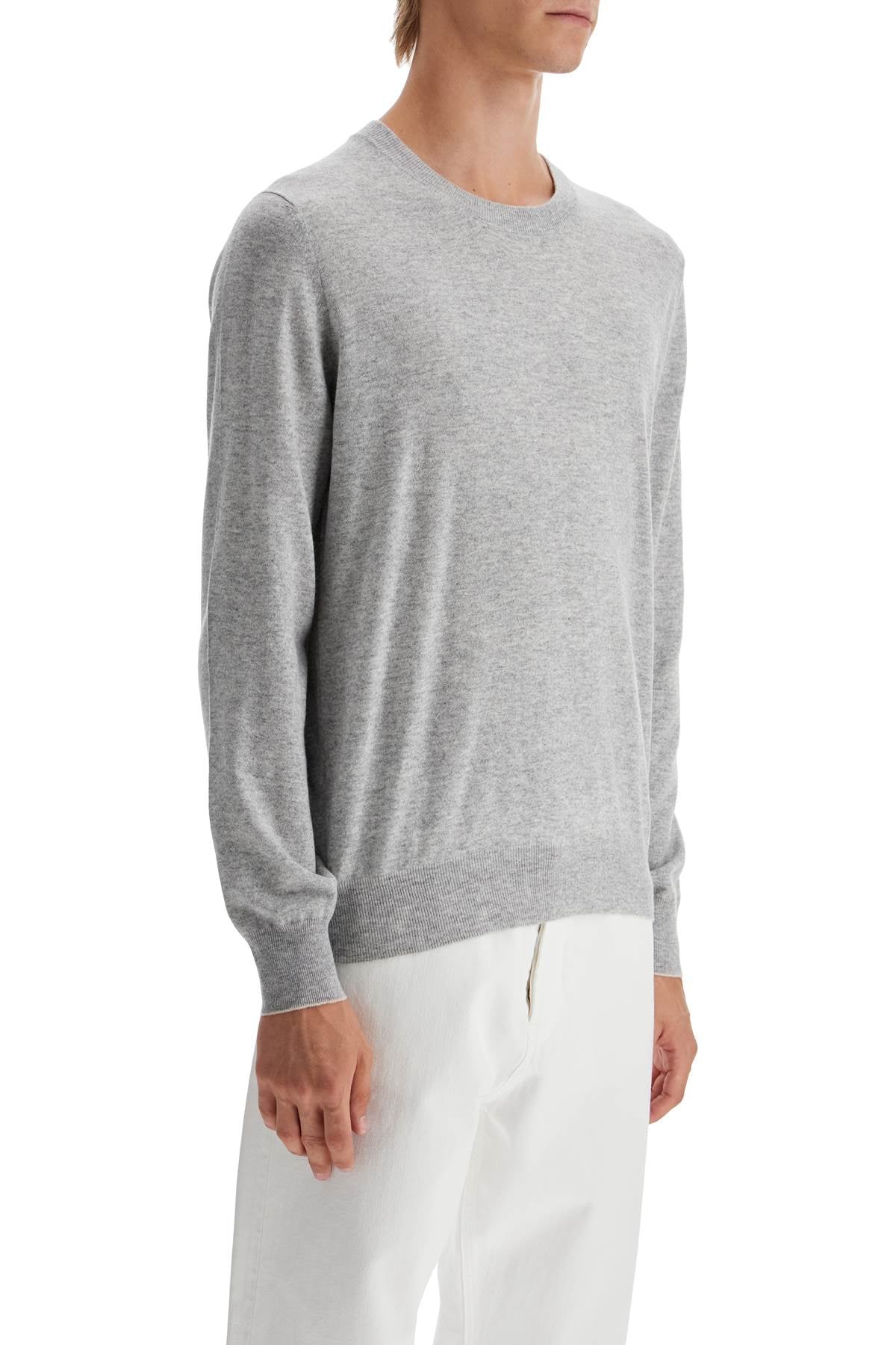 Cashmere Pullover For A Stylish  - Grey