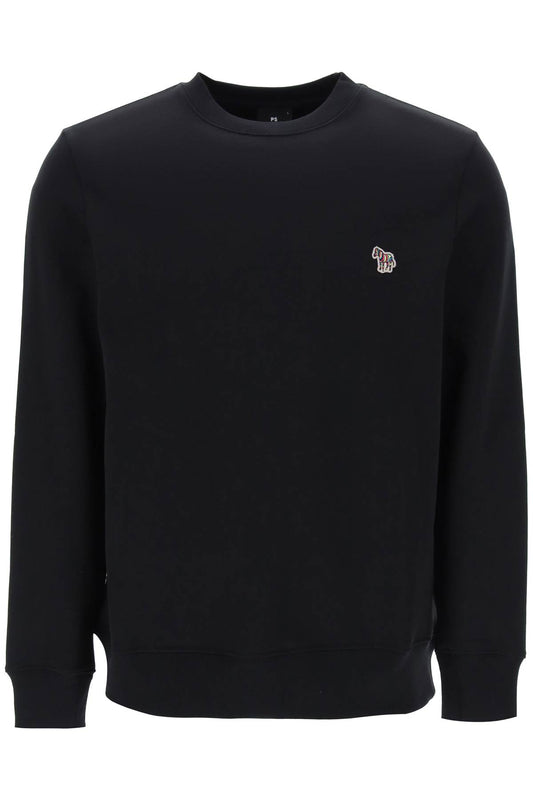 Zebra Logo Sweatshirt With Zebra Logo  - Nero