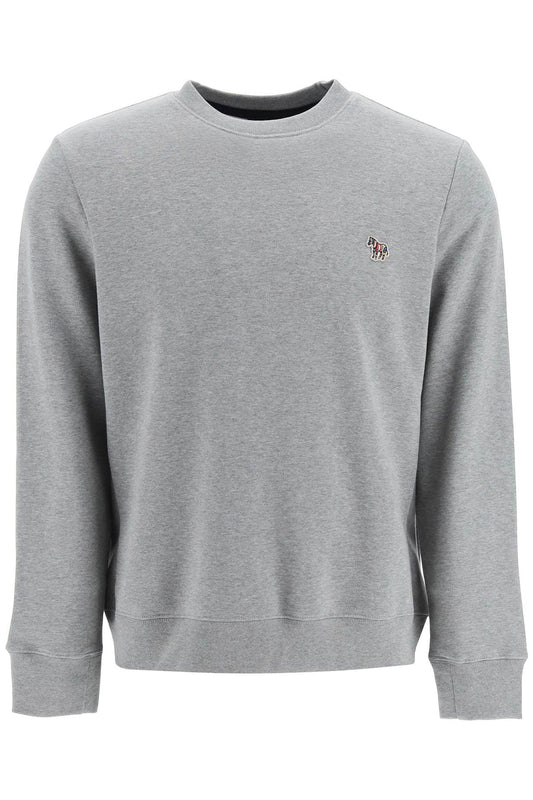 Zebra Logo Sweatshirt With Zebra Logo  - Grigio