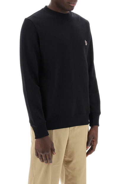 Zebra Logo Sweatshirt With Zebra Logo  - Nero