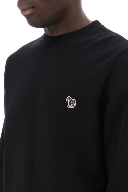 Zebra Logo Sweatshirt With Zebra Logo  - Nero