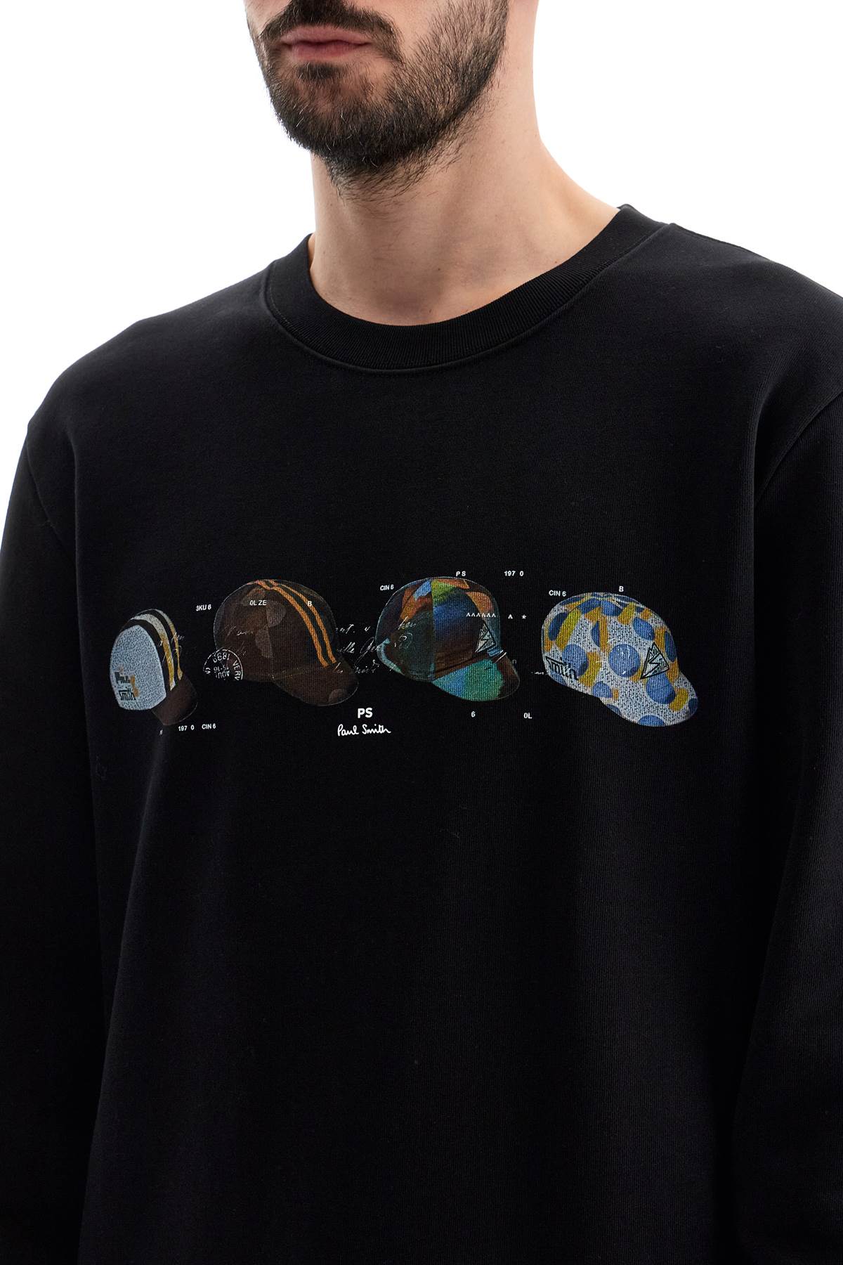 Crewneck Cycling Sweatshirt  - Black