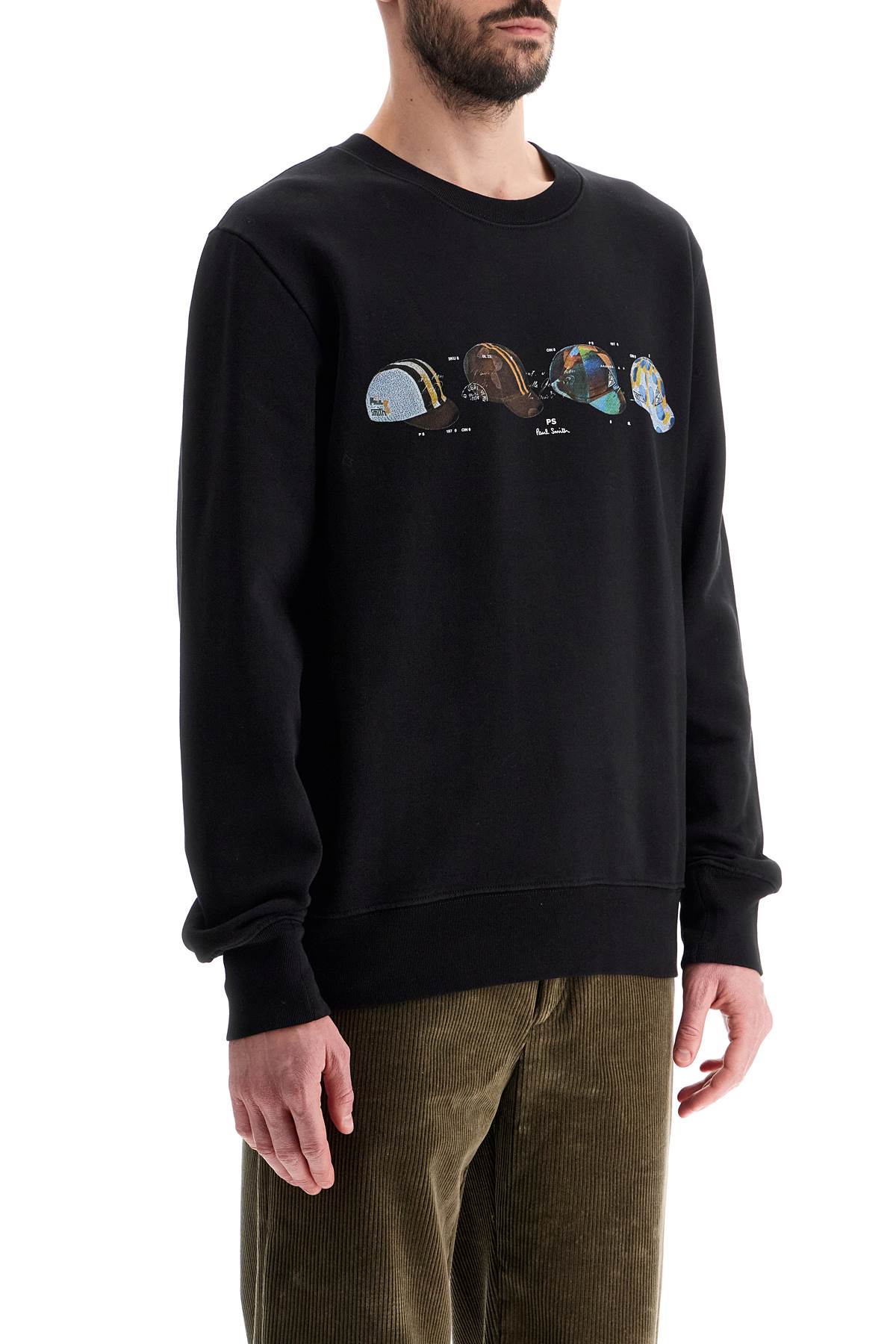 Crewneck Cycling Sweatshirt  - Black