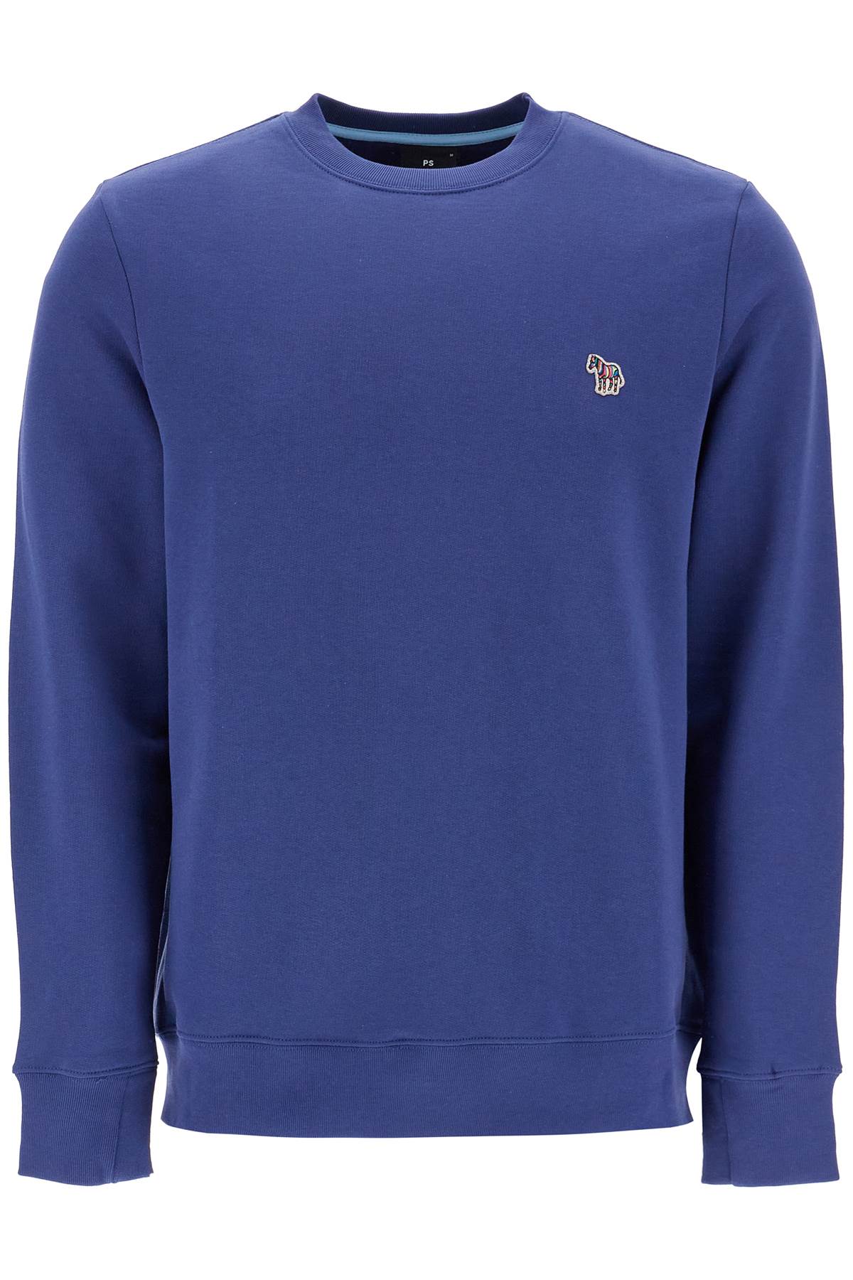 Zebra Patch Crewneck Sweatshirt  - Purple