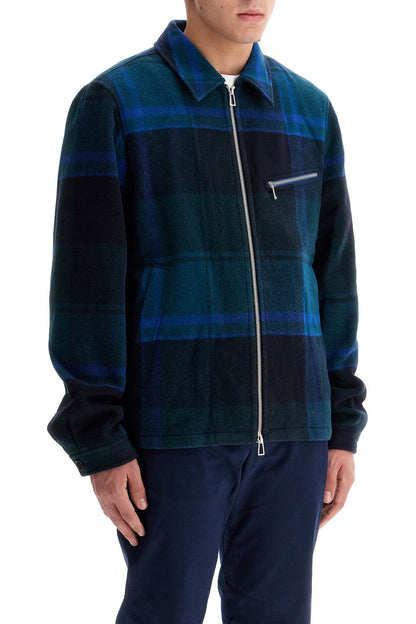 Harrington Checkered Jacket  - Green