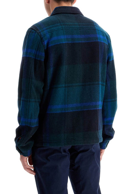 Harrington Checkered Jacket  - Green