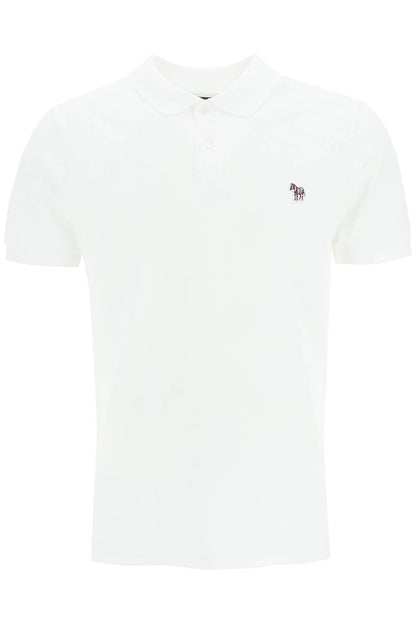 Organic Cotton Slim Fit Polo Shirt  - White